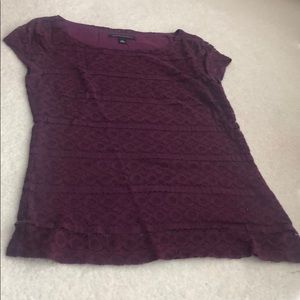 Purple Lace Top